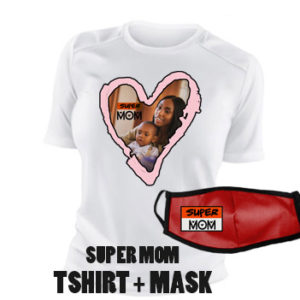 My Super Mom/Dad t-shirt printing and pask printing combo